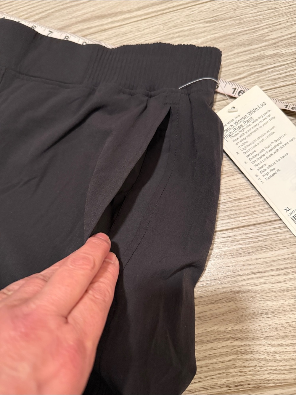 NWT Lululemon Stretch Woven Wide-Leg High-Rise Pant - Picture 9 of 14